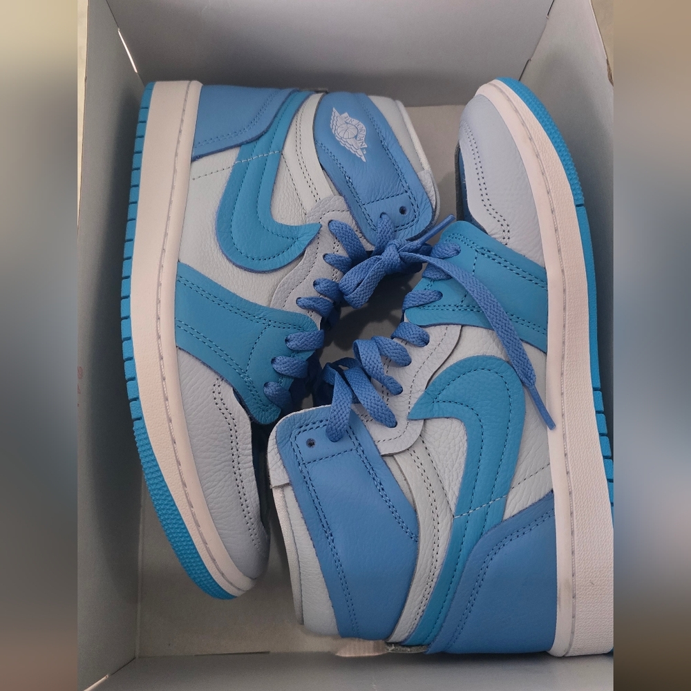 Jordan Women's Air Sneakers in Blue And White